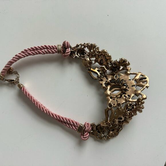 Eye Candy LA  Juline Multi Color Crystal Collar Necklace - Picture 7 of 8